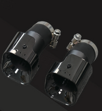 Thumbnail for Defender Exhaust Tips L663 90, 110, 130 - D250, D300 (Gloss Black)