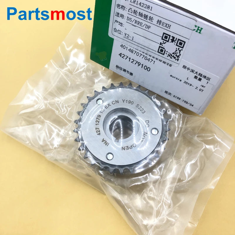 2.0L 16V Turbo Petrol Intake OR Exhaust Camshaft Sprocket Actuator for New Discovery RR Sport 14- Velar Evoque LR091759 LR091760