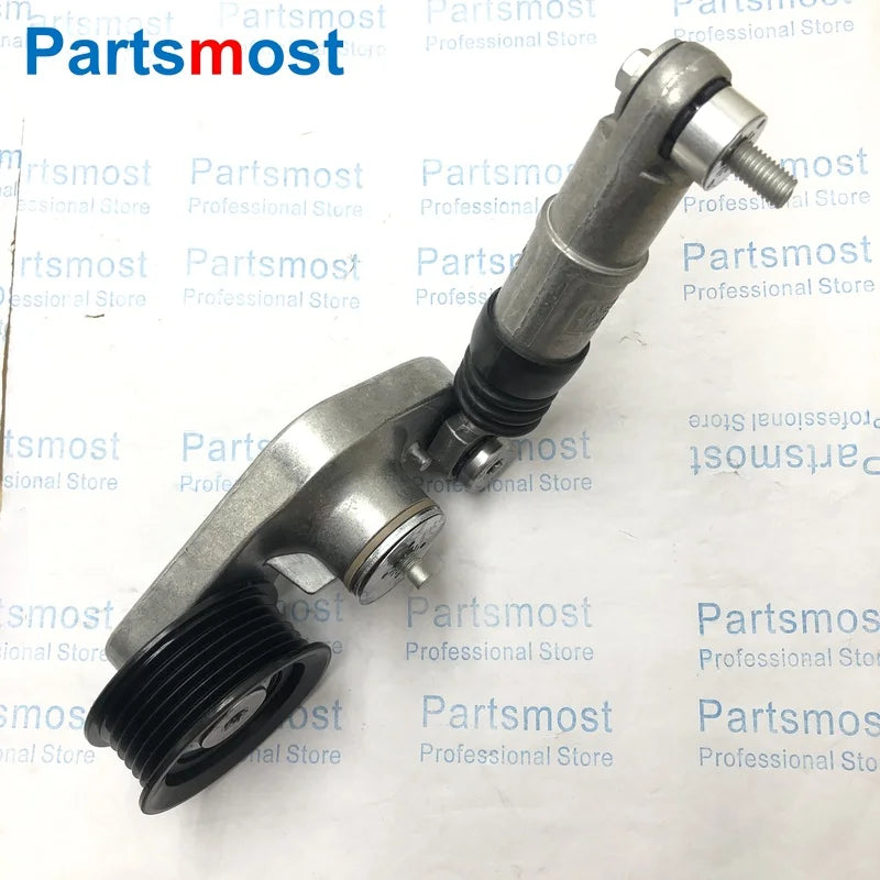 Aux Belt Tensioner For Land Rover Freelander LR2 Range Rover Evoque V-Ribbed Drive Belt Tensioner With Roller LR028880 LR034128