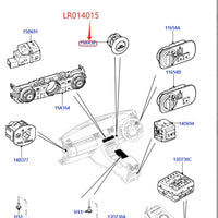Thumbnail for Engine Start Stop Keyless Ignition Switch Button For Land Rover Discovery LR4 2010-2016 Range Rover Sport 2010-2013 LR014015