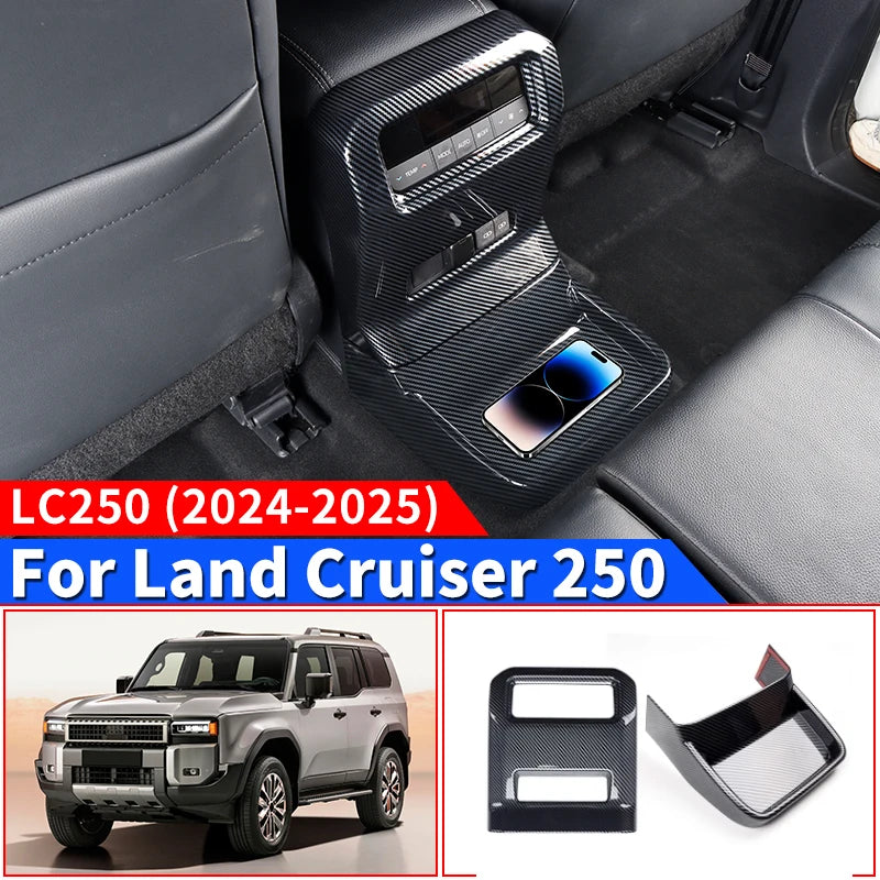 Rear console vent cover For Toyota Land Cruiser 250 2024 1