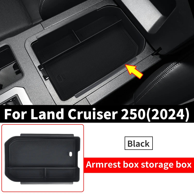 Armrest box compartment For 2024 Toyota Land Cruiser 250 Prado Lc250