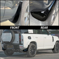 Thumbnail for Gloss Black Mud flaps for Land Rover Defender L663 2020 90 110 130