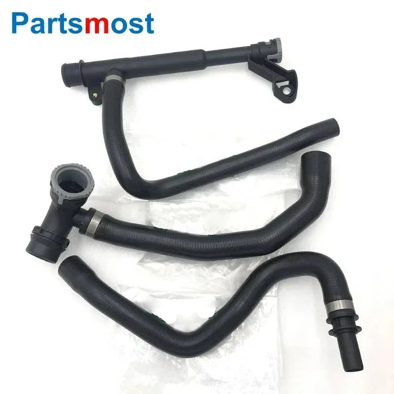 Oil Cooler Outlet Hose Bottom to Water Pump For 3.2L Land Rover LR2 Volvo Thermostat to Radiator Pipe LR005563 LR005564 LR005566