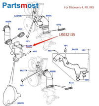 Thumbnail for 3.0 V6 5.0 V8 Petrol Coolant Thermostat Housing for LAND ROVER Discovery 4 Range Rover RR Sport Velar LR023429 LR032135 LR035124