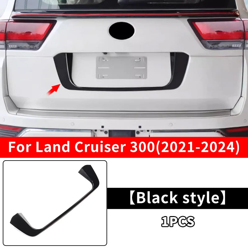 Tailgate U-Shaped Decoration Trim Cover For 2021-2024 Toyota Land Cruiser 300 LC300