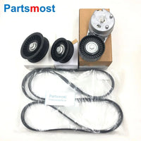 Thumbnail for 3.0 V6 5.0 V8 Drive Belt Idler pulley Tensioner for Discovery 4 Range Rover 13 RR Sport 14 Velar LR035543 035544 036304 LR035546