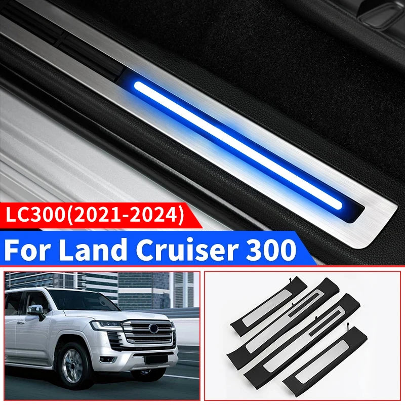 LED Door Threshold For 2021-2024 Toyota Land Cruiser 300