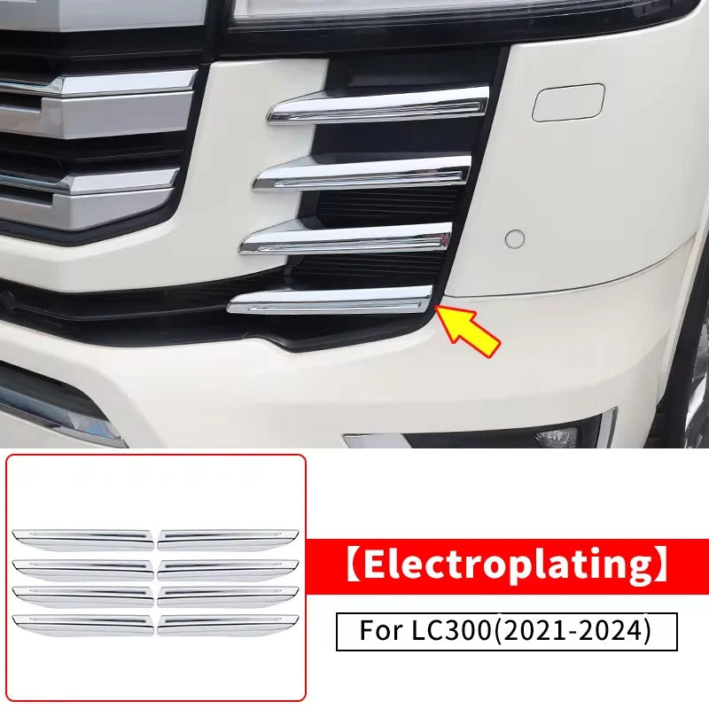 Front Bumper Grille Inserts For Toyota Land Cruiser 300 Lc300