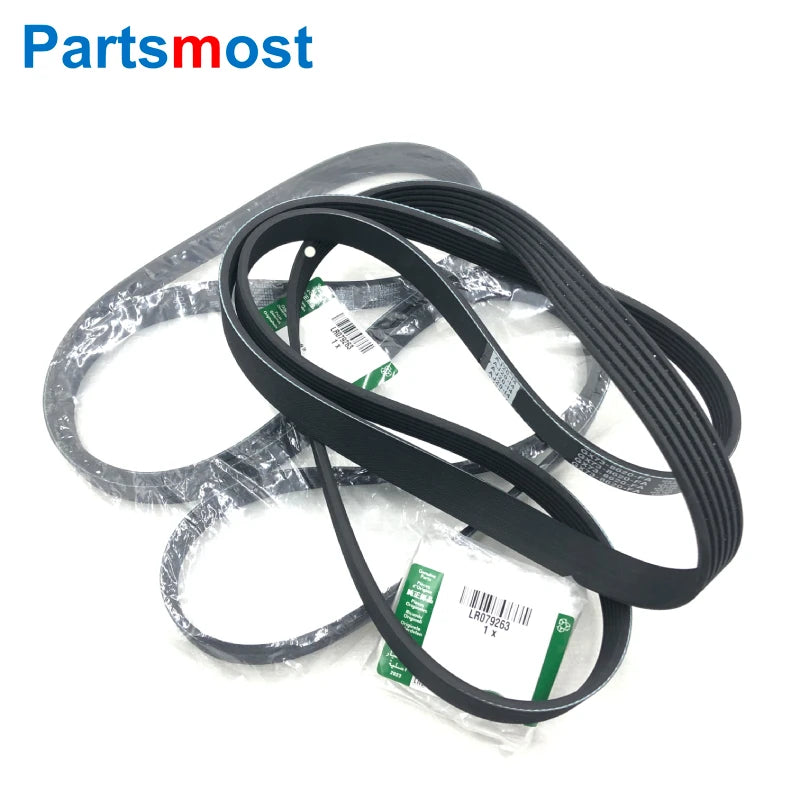 2.0L ENGINE ACCESSORY DRIVE BELT FOR LAND ROVER RANGE ROVER EVOQUE VELAR NEW DISCOVERY SPORT JAGUAR T2H59849 LR071742 LR079263