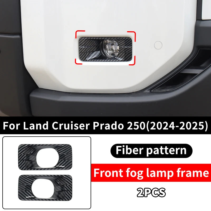 Front Fog Lamp Decoration For Toyota Land Cruiser 250 2024 2025 Prado LC250