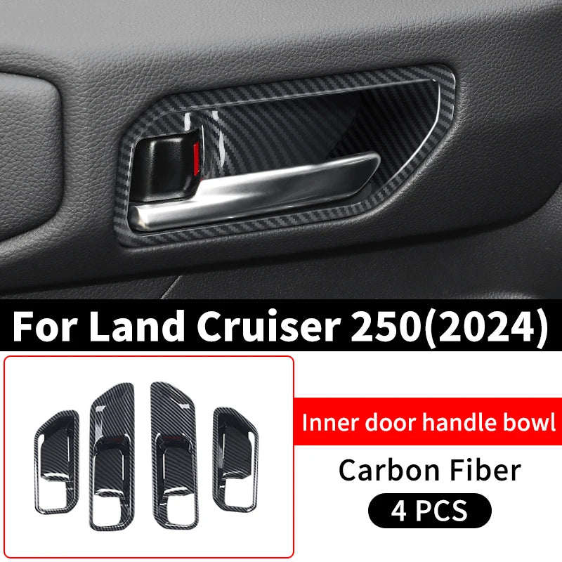 Interior Door handle protection For Toyota Land Cruiser 250 1958 2024 Prado Lc250