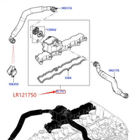 Thumbnail for 3.0 TURBO PETROL (AJ20P6) ENGINES CRANKCASE VENT VALVE FOR LAND RANGE ROVER 13- RR SPORT 14- DISCOVERY 5 VELAR DEFENDER LR121750