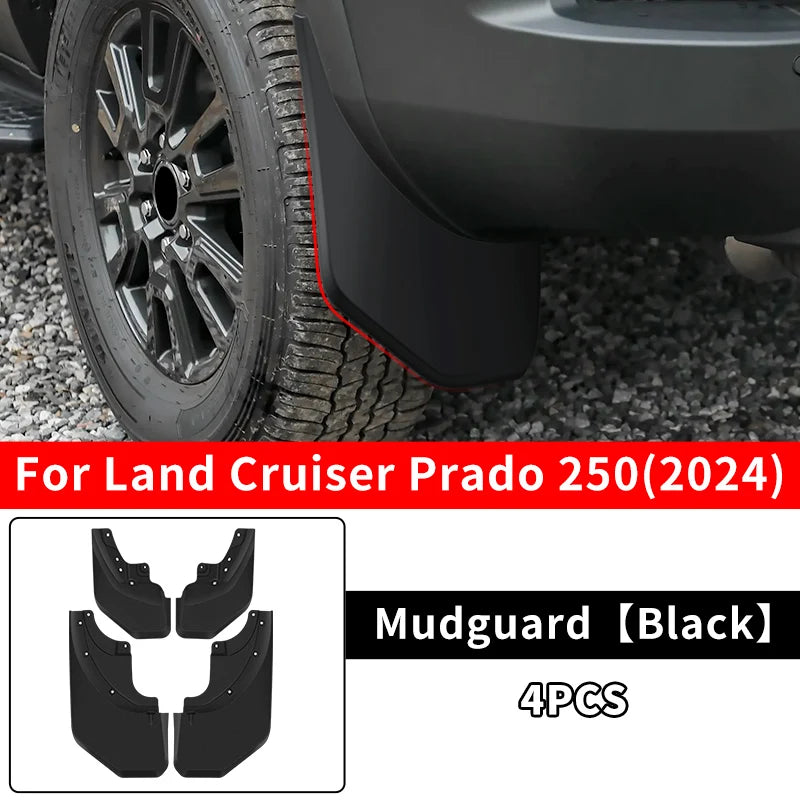 Front and Rear Mudflaps For Toyota Land Cruiser 250 2024 1958 Prado LC250