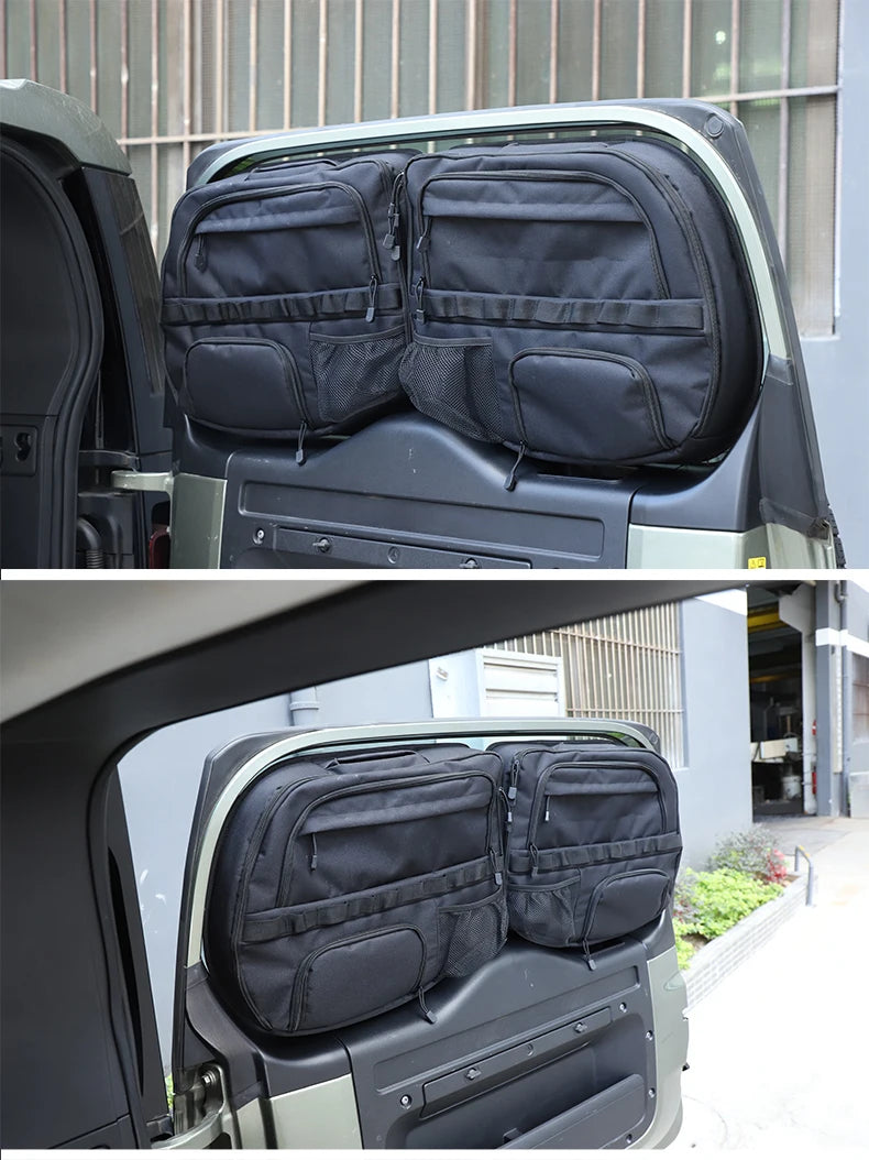 Tailgate Window Storage Bag For Land Rover Defender 90 110 130 2020+
