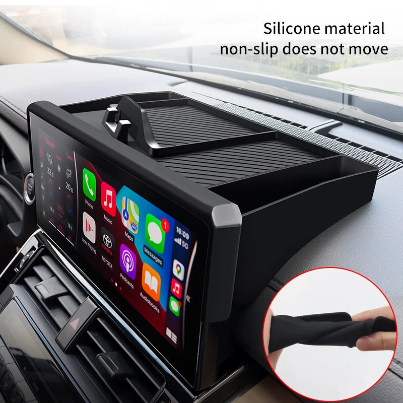 Multimedia display Back Storage Protection sleeve cover For 2021-2024 Toyota Land Cruiser 300  LC300