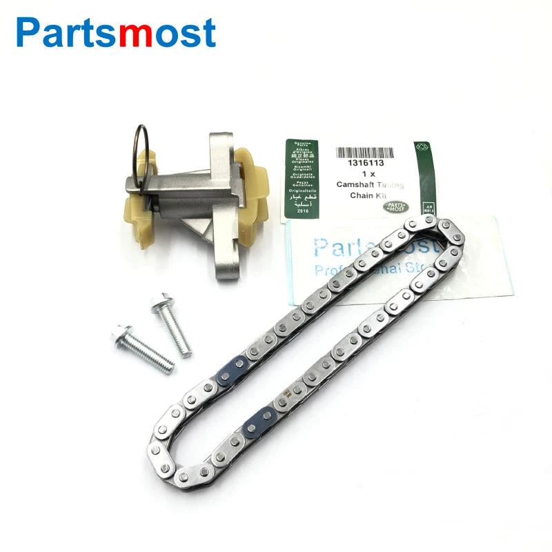 CAMSHAFT TIMING CHAIN & TENSIONER KIT FOR 2.7 3.0 DIESEL LR3 RANGE ROVER SPORT NEW DISCOVERY VELAR JAGUAR XF XJ C2S30215 1316113