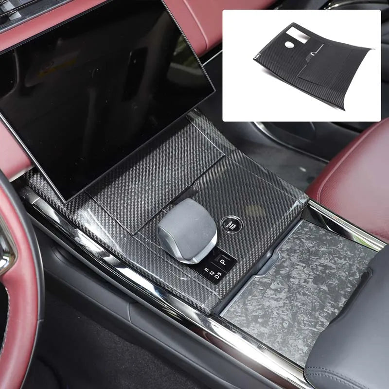 Real carbon fiber Gear shift centre console cover For Range Rover Sport L461 2024 +
