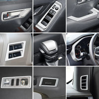 Thumbnail for Full Interior Kit Silver Matte Garnish Interior For Toyota Land Cruiser 300 2021 2022 2023  LC300