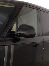 Thumbnail for Carbon fibre/ Matt Black Wing mirror covers for L460 / L461 Range Rover 2022-2024
