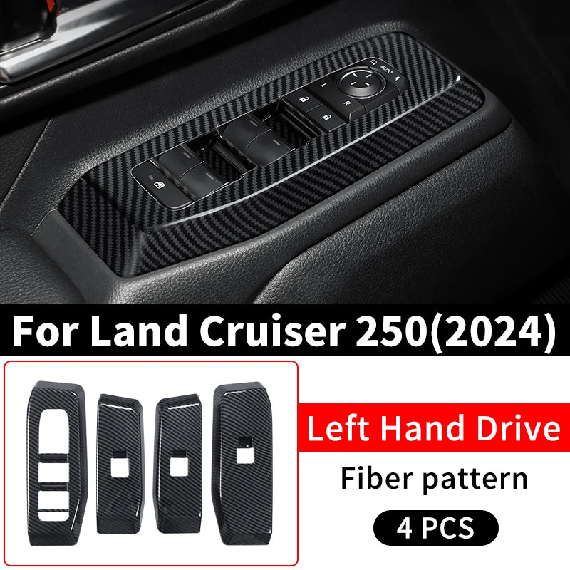 Windows Control Panel Decoration Protective cover For Toyota Land Cruiser 250 2024  Prado