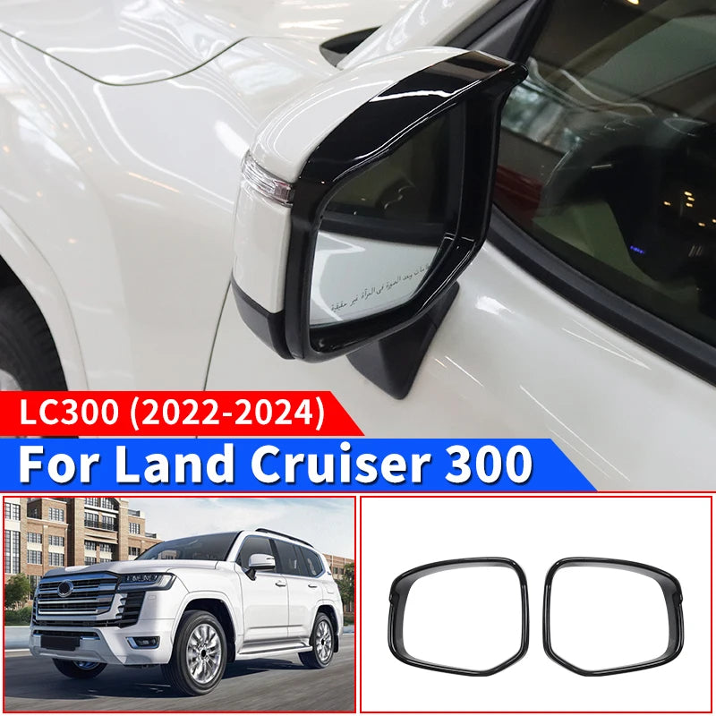 Side Mirror Surrounds For Toyota Land Cruiser LC300 2021 2022 2023 2024