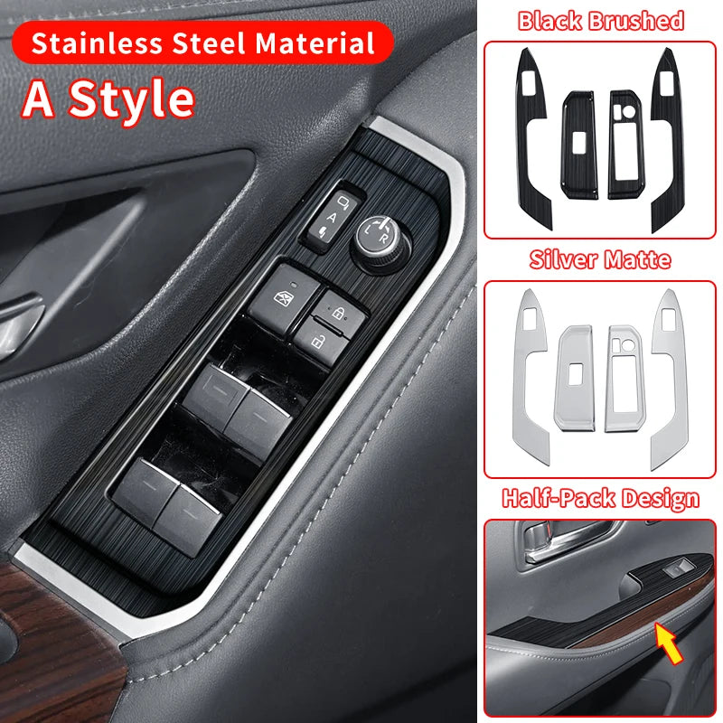 Windows Control Panel Decoration Protective Sticker For Toyota Land Cruiser 300 2021 2022 2023 LC300