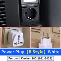 Thumbnail for Trunk Power Plug 12V to 220 Volt Converter For Toyota Land Cruiser 300 LC300 2021-2024