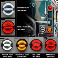Thumbnail for 10pcs LED Upgraded Complete Kits For Land Rover Defender 90 110 130 L316 1995-2016