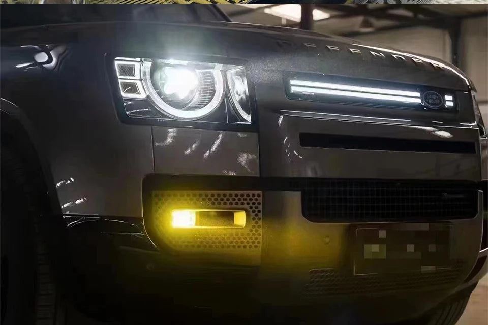 Gold LED Fog Light for Land Rover Defender 90/110/130 (2020-2024)