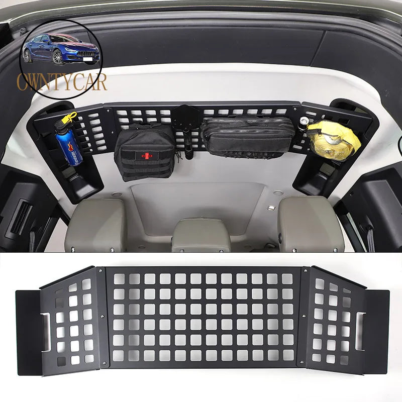 For Land Rover Defender 110 2020-2025 Aluminum Alloy Car Rear Racks Car Top Trunk Extension Rack Storage Bag Shelf Accessories