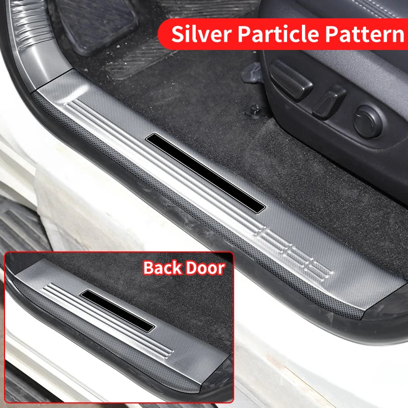 Stainless Steel Threshold Protective Cover For 2021-2024 Toyota Land Cruiser 300