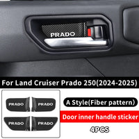 Thumbnail for Car Door Handle Inner bowl Decoration For Toyota Land Cruiser 250 2024 2025 Prado