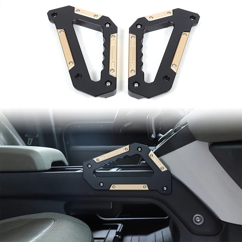 Aluminum alloy Car Center Console Sides Armrest handle For Land Rover Defender 90 110 130 2020-2024