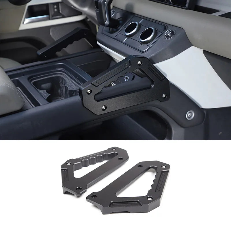 Aluminum alloy Car Center Console Sides Armrest handle For Land Rover Defender 90 110 130 2020-2024