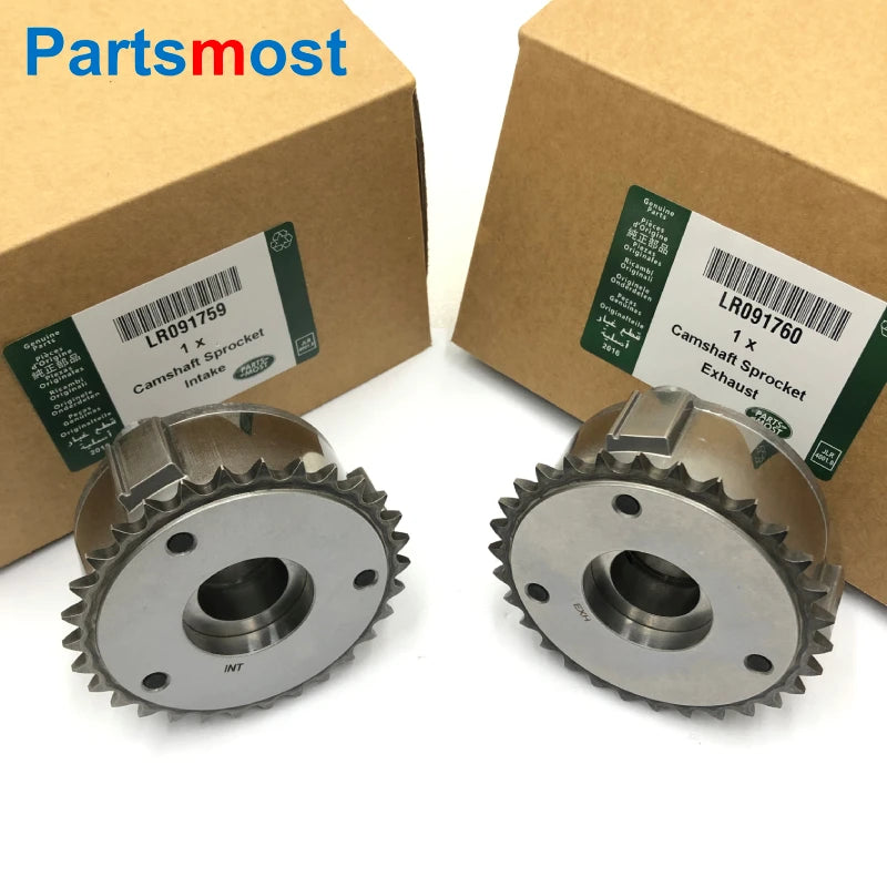 Intake / Exhaust Camshaft Sprocket Actuator for 2.0L Turbo Petrol New Discovery Range Rover Sport Velar Evoque LR091759 LR091760