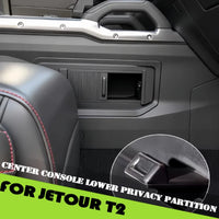 Thumbnail for Car Central Control Lower Privacy Partition Fit for JETOUR Traveller T2 2026