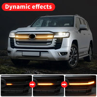 Thumbnail for LED Light Bar Grille For Toyota Land Cruiser lc300 2021 2022 2023 2024