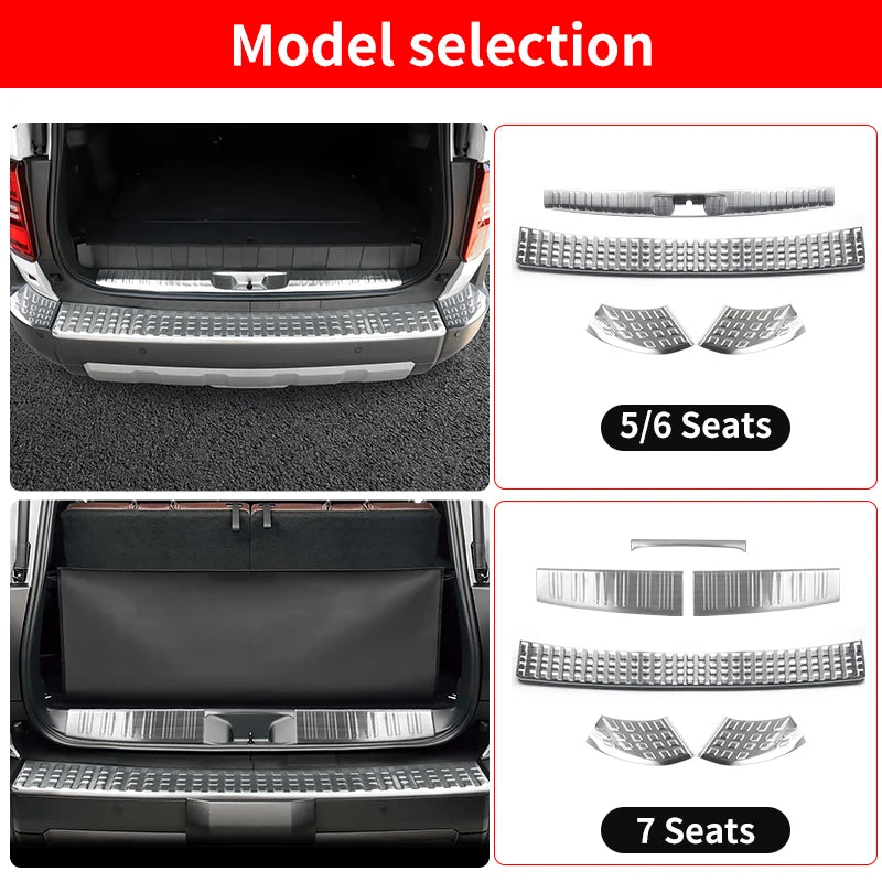 Tail Door Pedal Trunk Trim Exterior For 2024 Toyota Land Cruiser 250