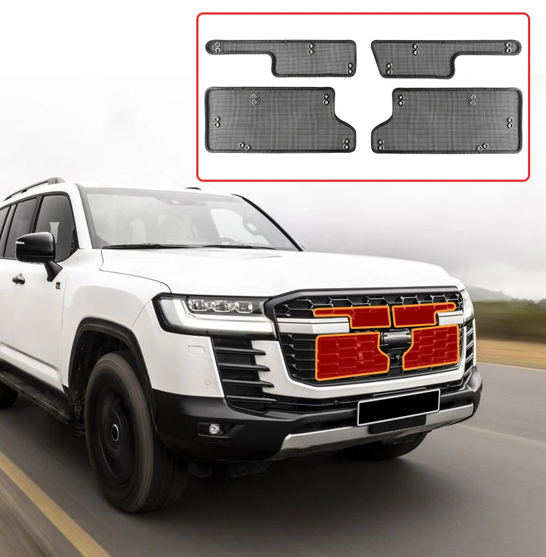 Front Grille wire mesh For Toyota Land Cruiser 300 GR GR-S Lc300 2021-2024