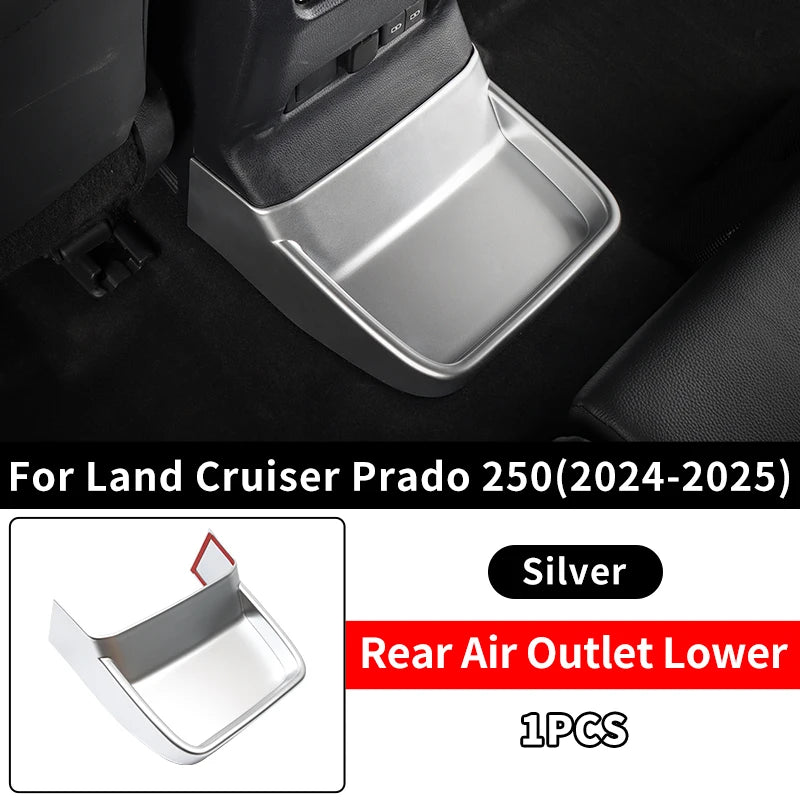 Rear console vent cover For Toyota Land Cruiser 250 2024 1