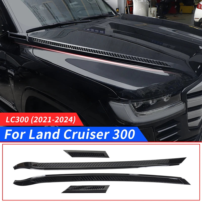 Bonnet Cover decorationFor 2021-2024 Toyota Land Cruiser 300 LC300