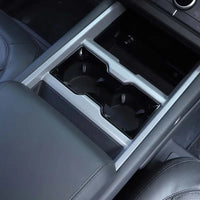 Thumbnail for ABS Carbon Fiber Central Control Water Cup Decorative Frame Cover For Land Rover Defender 90 110 130 2025