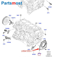 Thumbnail for 2.0L 16V PETROL CRANKSHAFT REAR RETAINER & OIL SEAL FOR FREELANDER 2 LAND RANGE ROVER EVOQUE DISCOVERY SPORT LR041955 LR162092