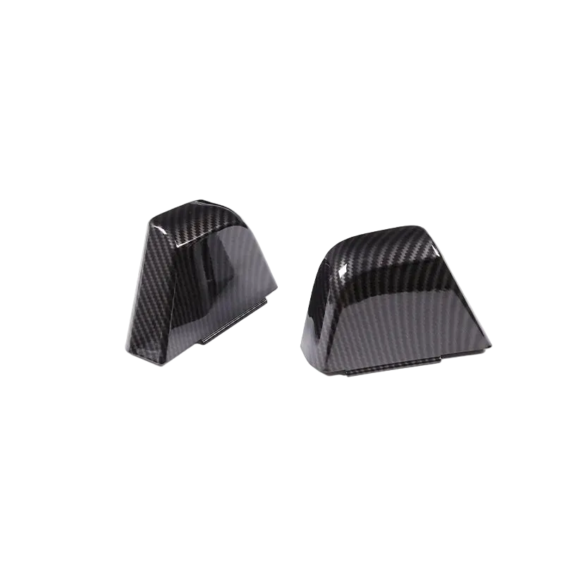 ABS Carbon Fiber/Silver Car Seat Central Armrest Box Screw Cover Replacement For Land Rover Defender 110 2022-2024