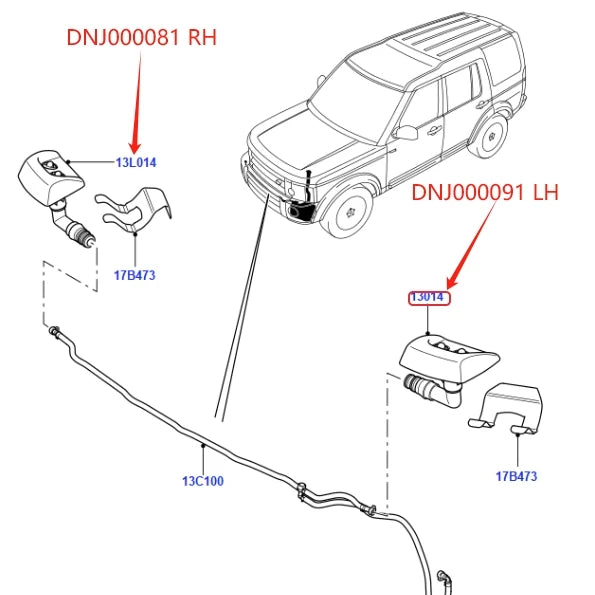 HEADLAMP WASHER JET SET FOR LAND ROVER FREELANDER LR2 DISCOVERY LR3 LR4 RANGE ROVER RR SPORT BUMPER LIGHT WATER JET SPRAYER CAPS