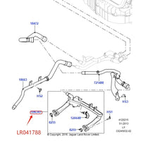 Thumbnail for 3.0L V6 Heater Manifold Tube With Sensor For Land Rover Discovery LR4 Range Rover RR Sport Coolant Water Pipe LR041788 LR109401