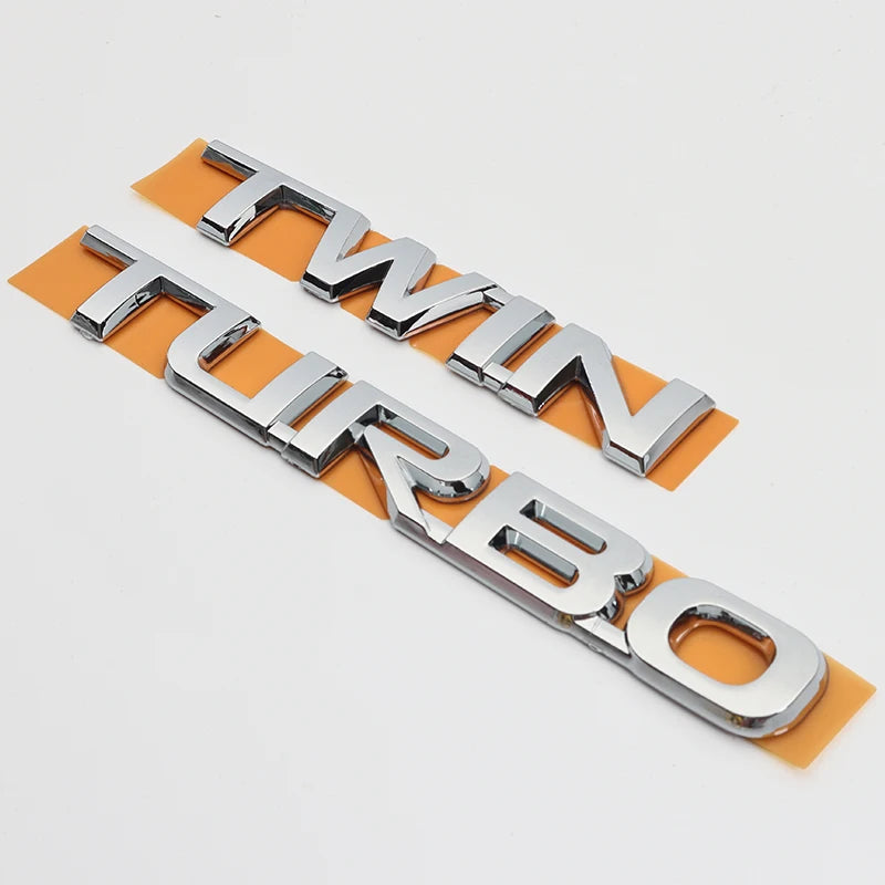 Twin turbo lettering StickerFor Toyota Land Cruiser 300 2021 2024