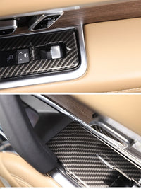 Thumbnail for ABS Carbon Fiber window switches trim For Land Rover Range Rover Vogue L460 2023 2024