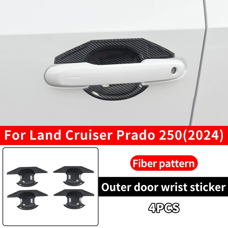 Door Handle Decoration Cover For Toyota Land Cruiser 250 2024 2025 Prado LC250